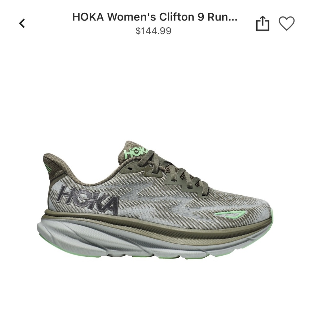 HOKA Clifton 9 size 8